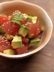 tuna fish and avocado