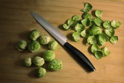 Roasted frozen brussel sprouts