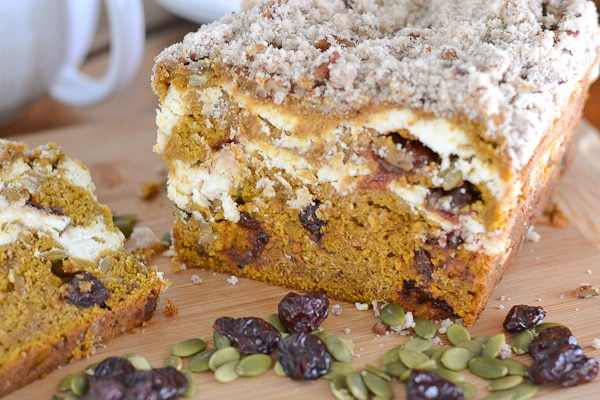 pumpkin cream cheese bread