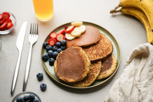 Banana Protein Pancakes