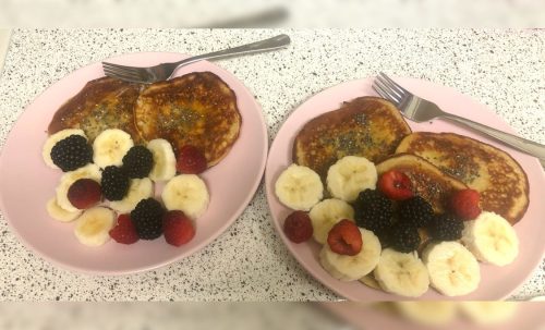 Banana Protein Pancakes